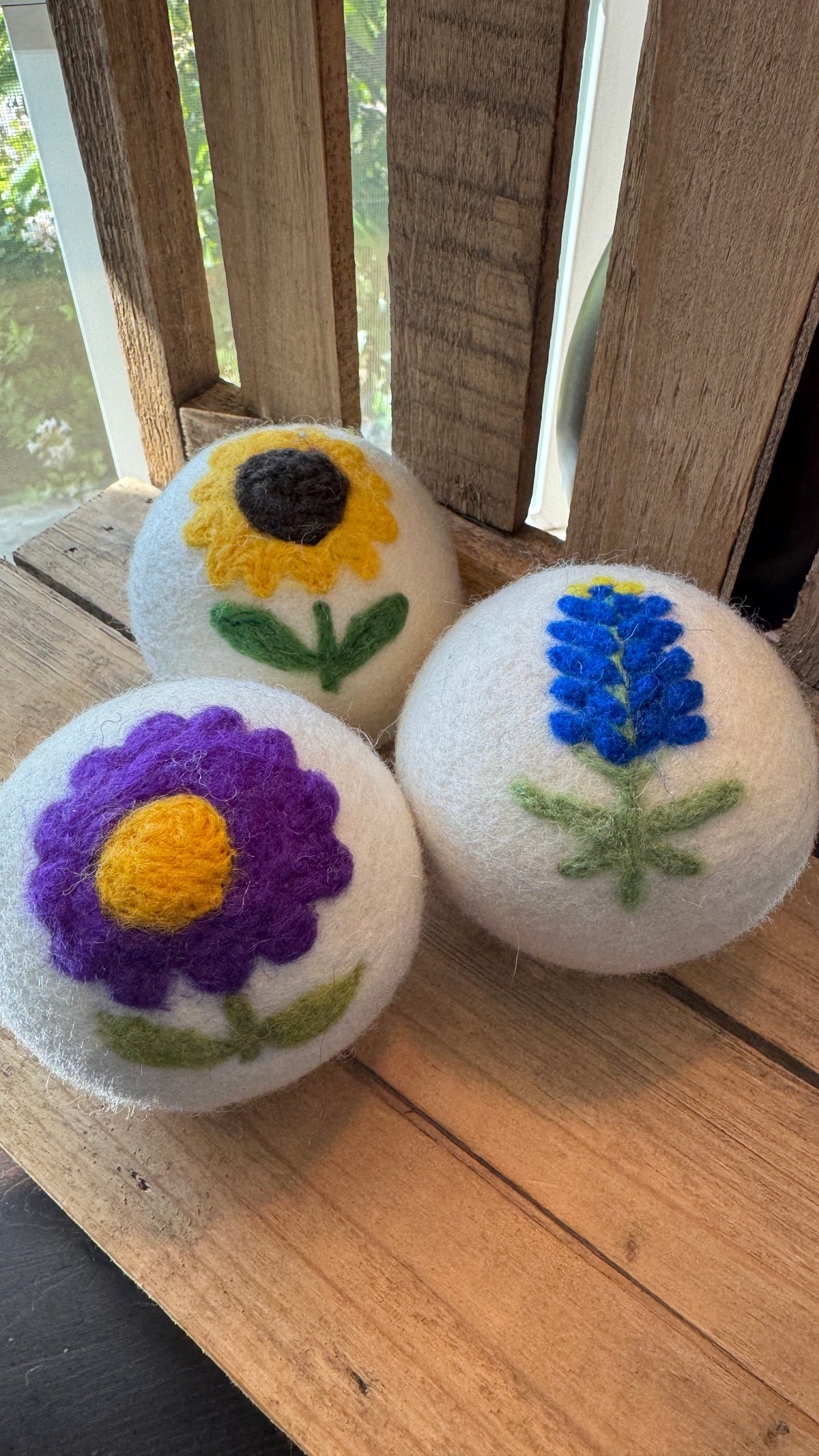 Wool Dryer Balls - 3 Pack | Whimsical Laundry Gift Under $20