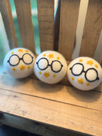 Wool Dryer Balls - 3 Pack | Whimsical Laundry Gift Under $20