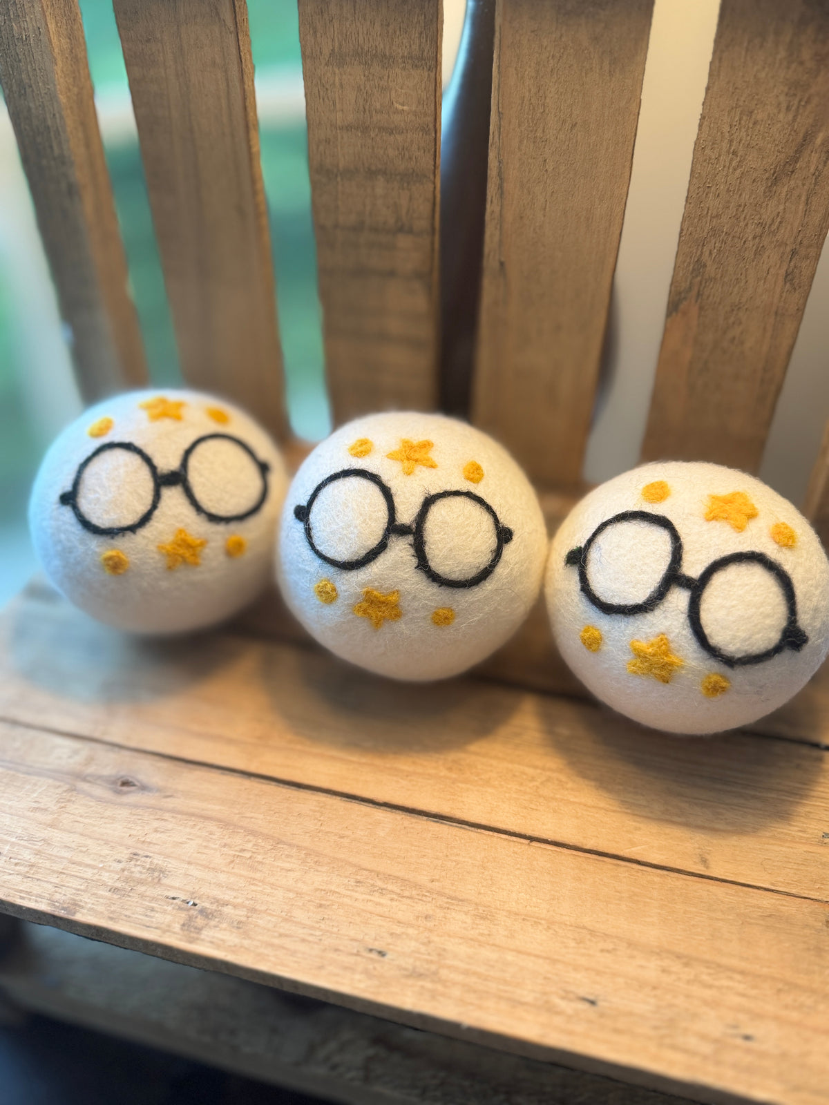 Wool Dryer Balls - 3 Pack | Whimsical Laundry Gift Under $20