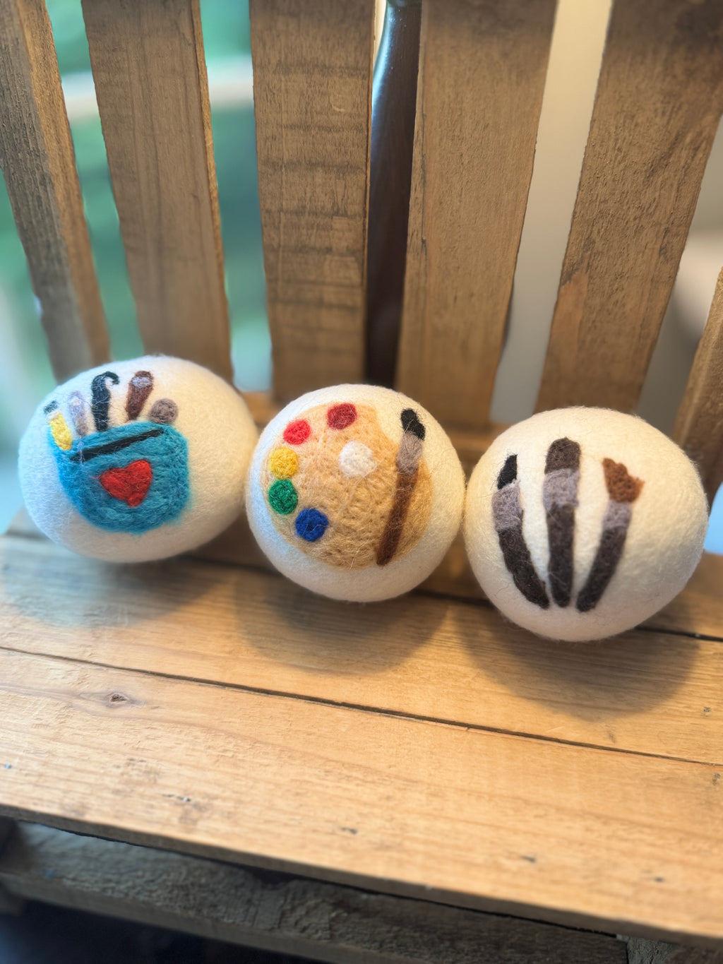 Wool Dryer Balls - 3 Pack | Whimsical Laundry Gift Under $20