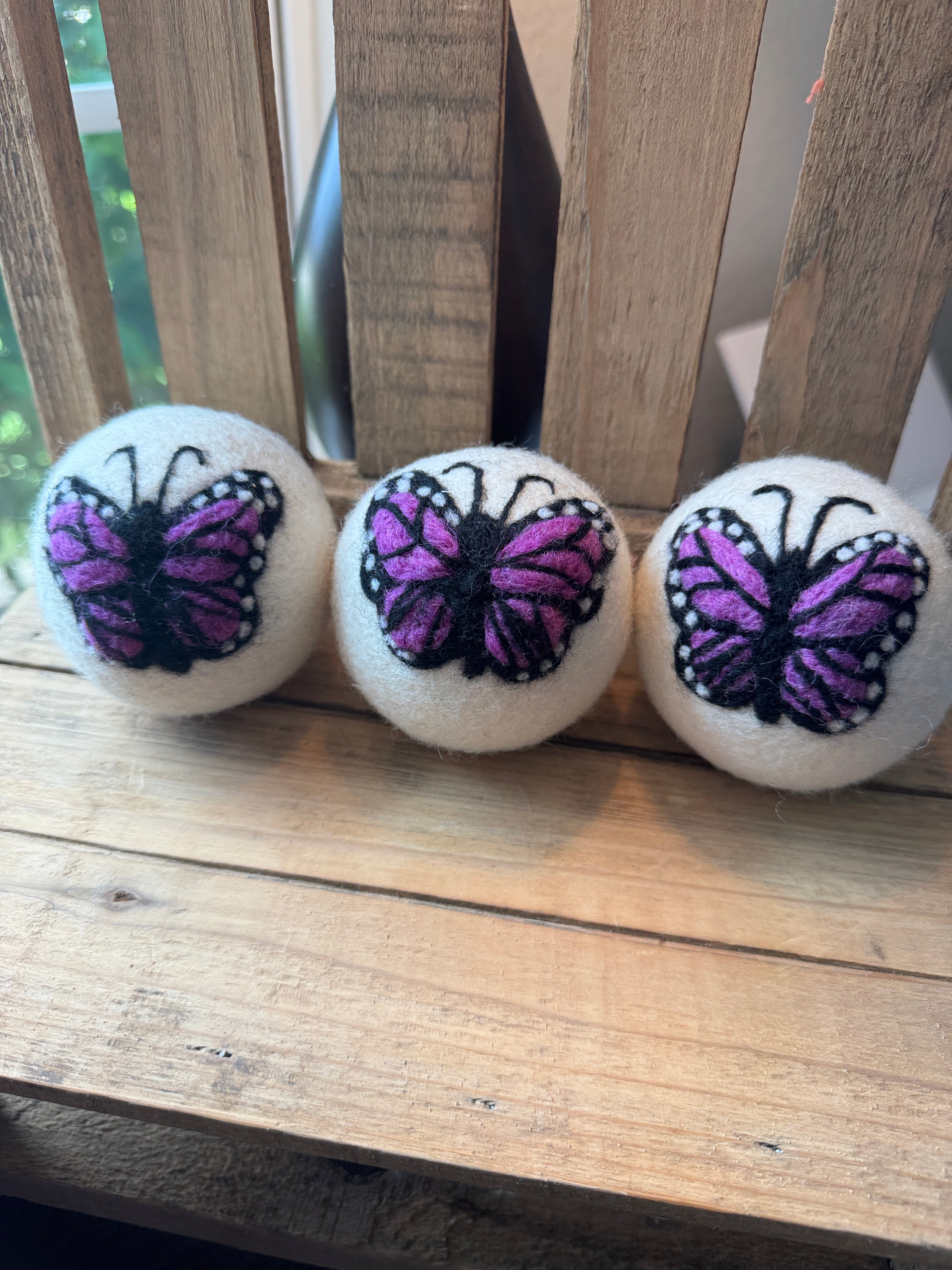 Wool Dryer Balls - 3 Pack - Whimsical Designs