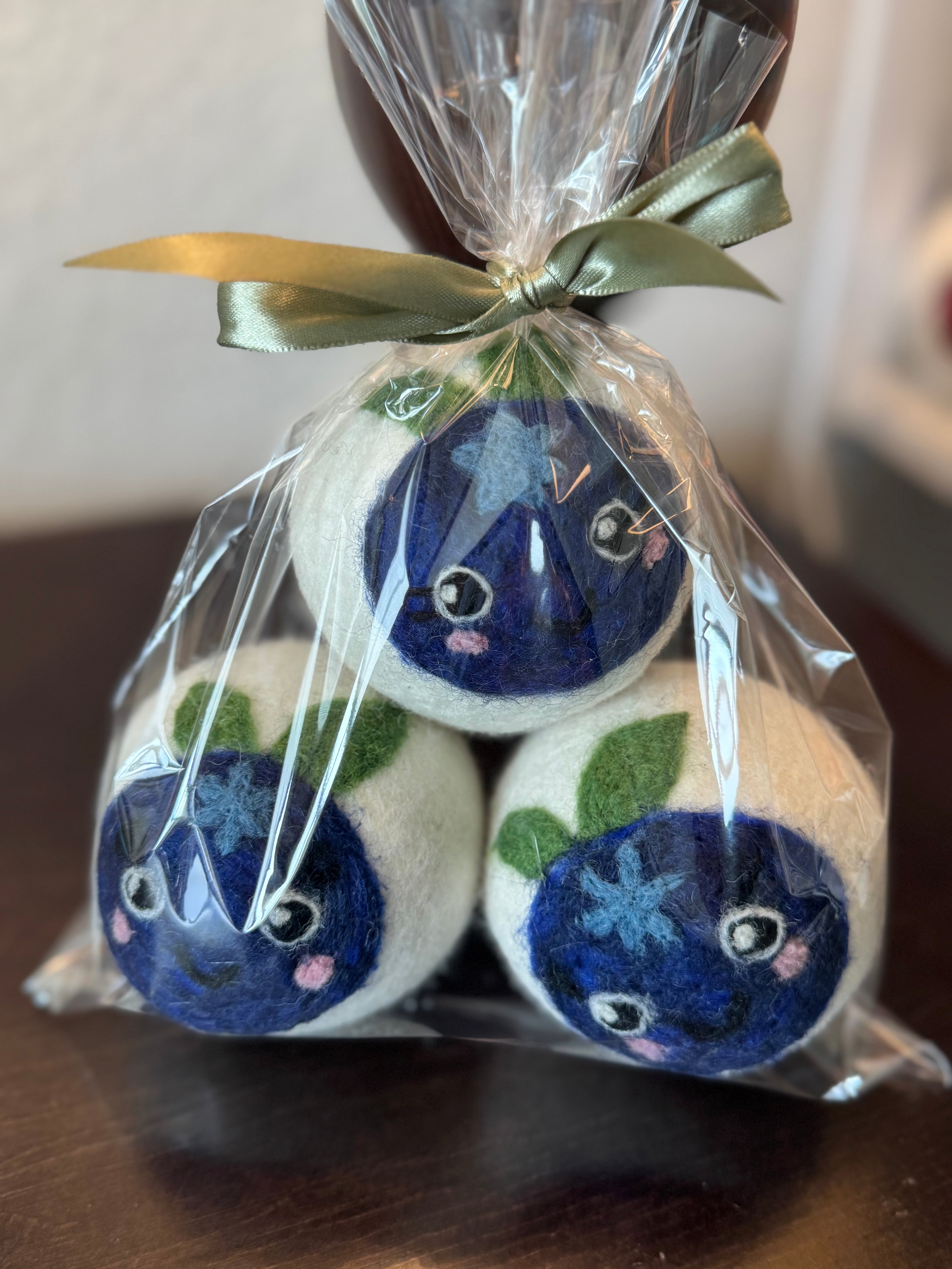 Wool Dyer Balls - 3 Pack - Various Whimsical Designs - Perfect for Laundry and Housewarming Gifts