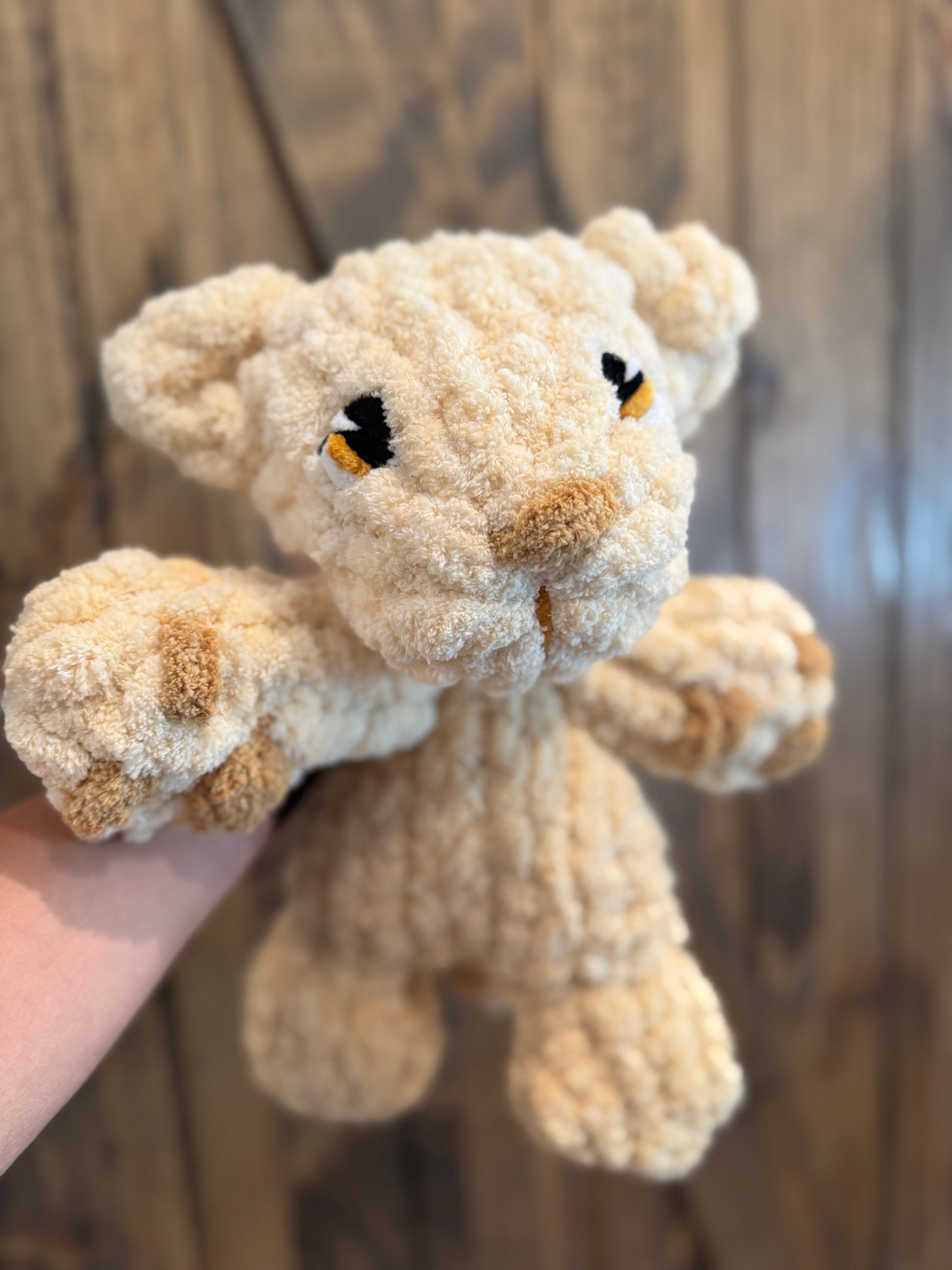 Hand Knit Lion & Lioness