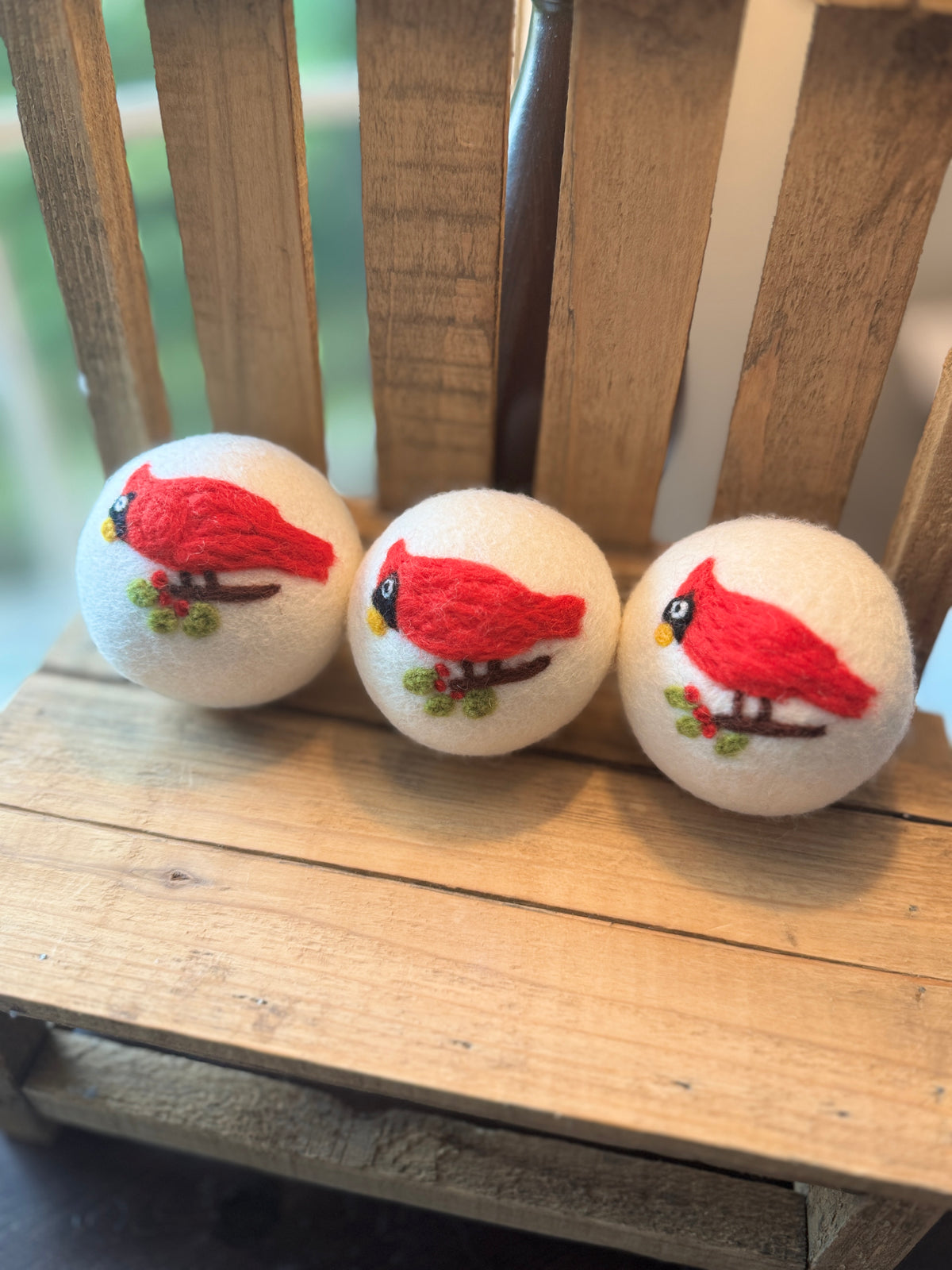 Wool Dryer Balls - 3 Pack | Whimsical Laundry Gift Under $20
