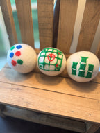 Wool Dryer Balls - 3 Pack | Whimsical Laundry Gift Under $20