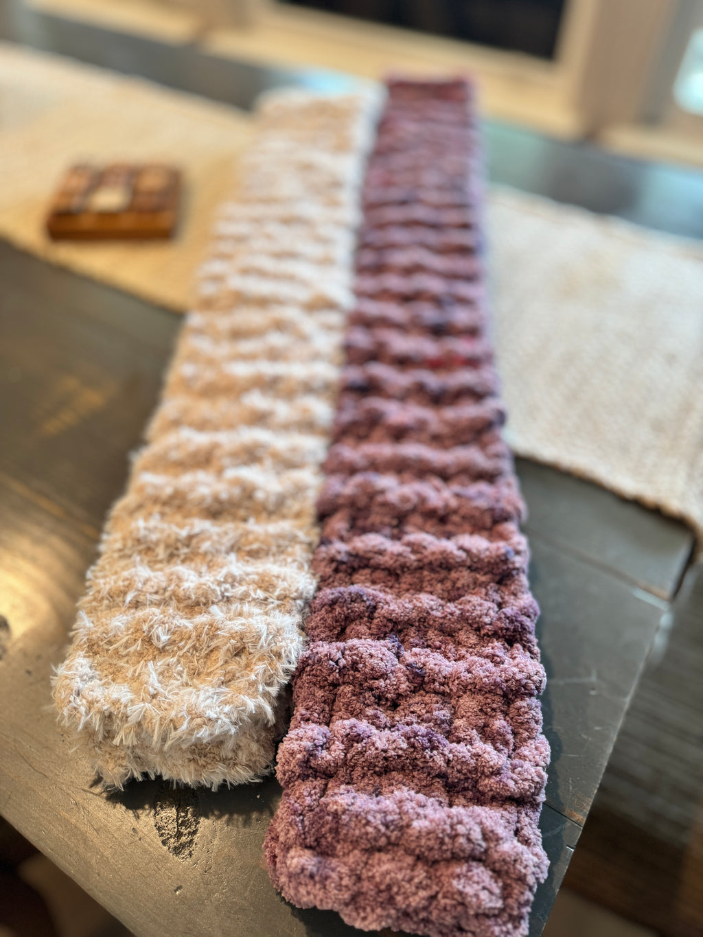 Hand Knit Scarf - December 12