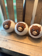 Wool Dryer Balls - 3 Pack | Whimsical Laundry Gift Under $20