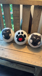 Wool Dryer Balls - 3 Pack | Whimsical Laundry Gift Under $20