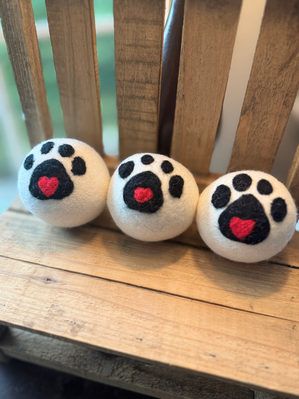 Wool Dryer Balls - 3 Pack | Whimsical Laundry Gift Under $20