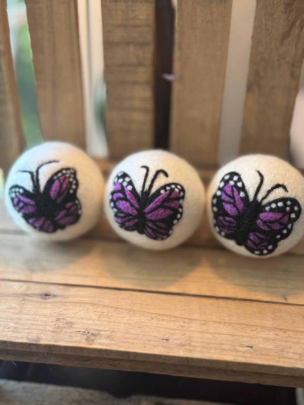 Wool Dryer Balls - 3 Pack | Whimsical Laundry Gift Under $20