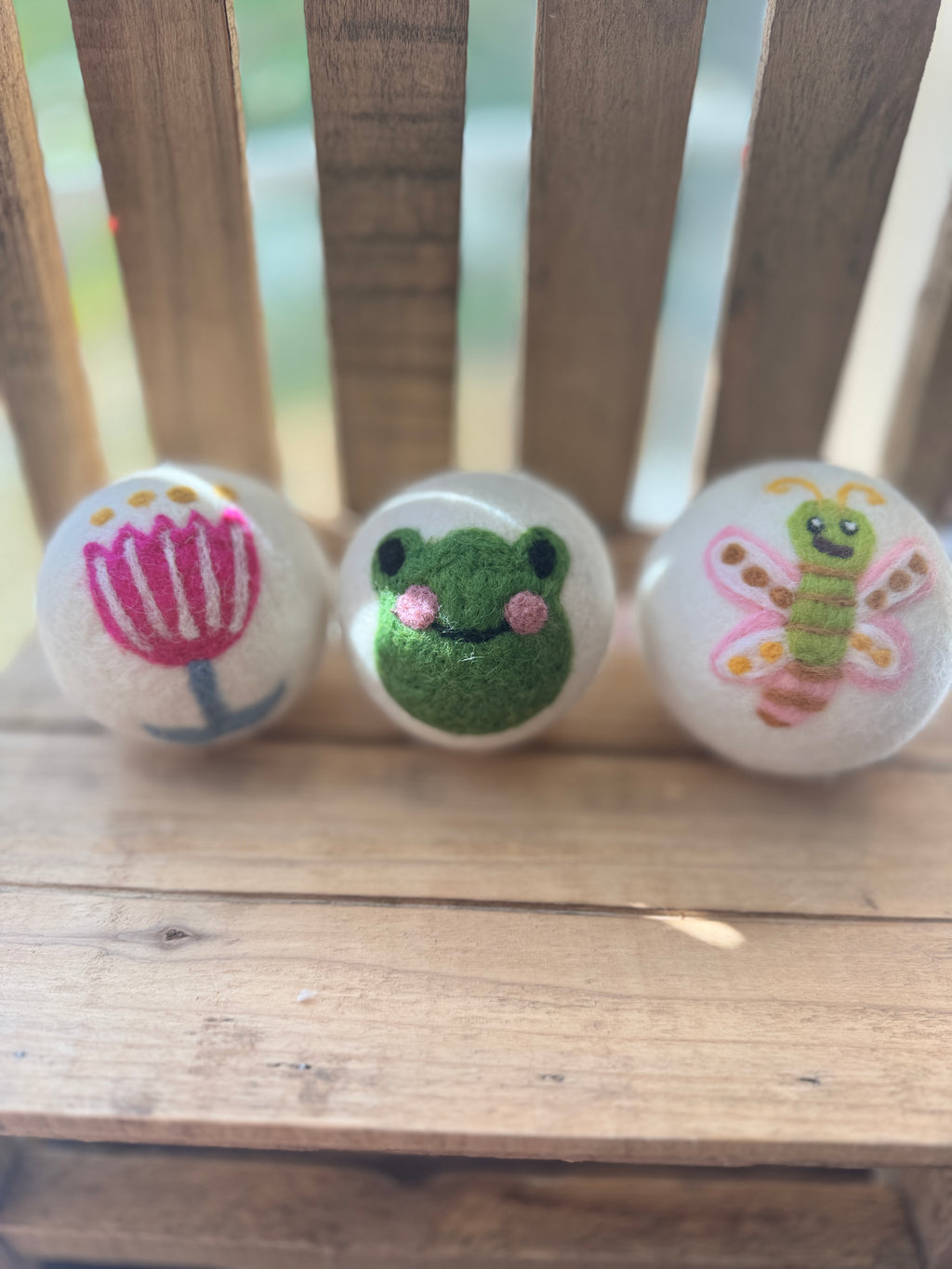 Wool Dryer Balls - 3 Pack - Whimsical Designs
