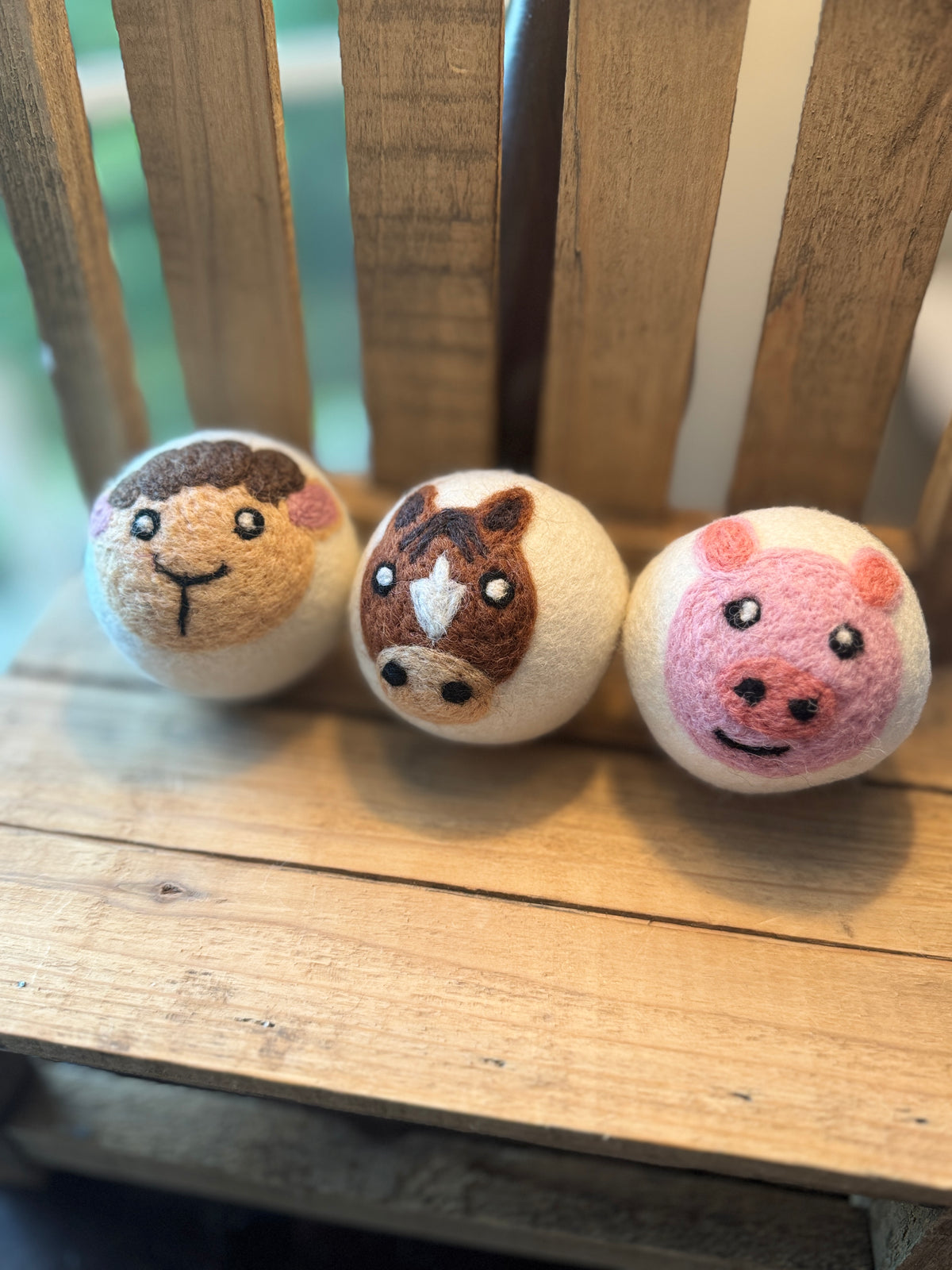 Wool Dryer Balls - 3 Pack | Whimsical Laundry Gift Under $20