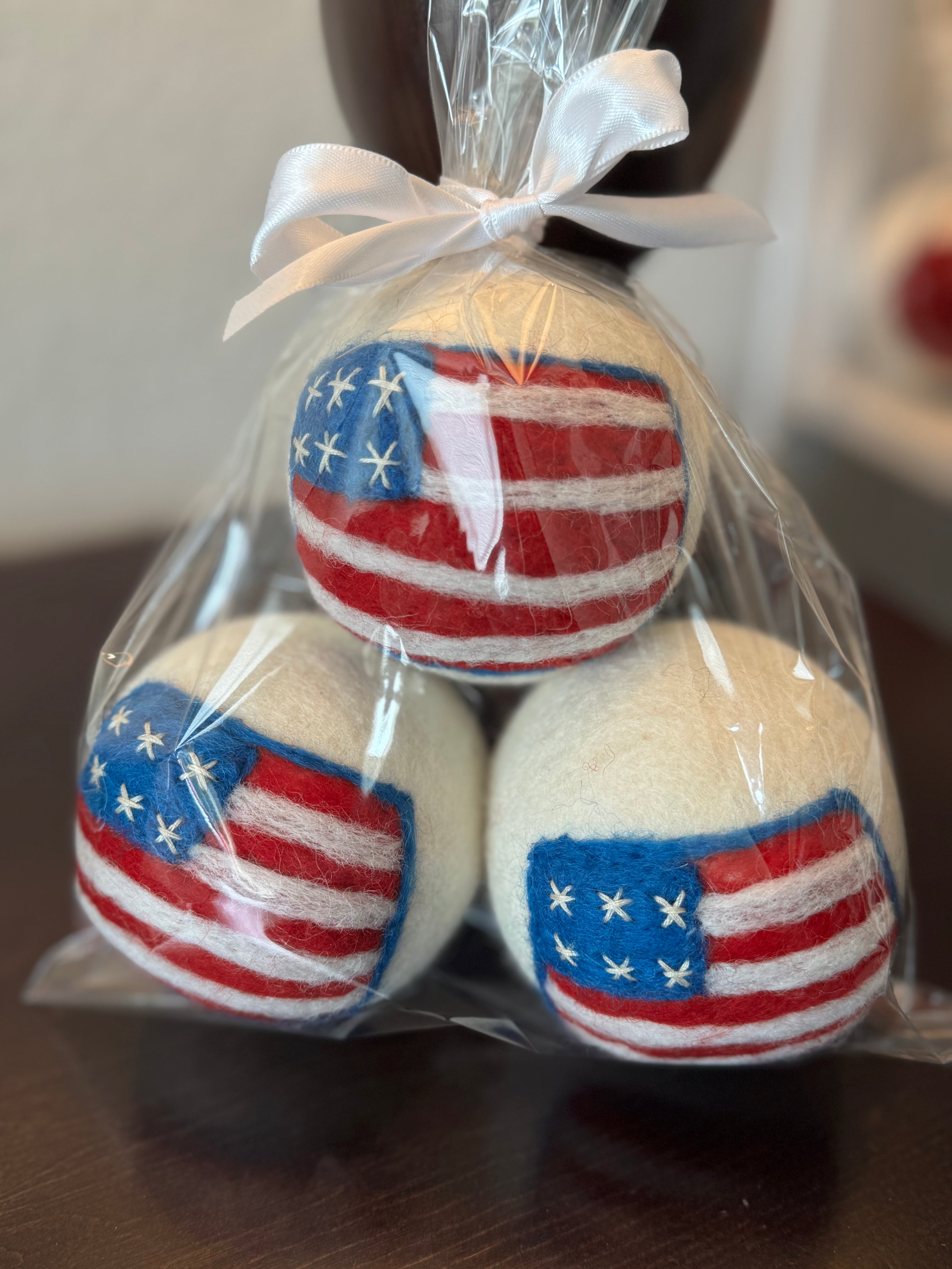 Wool Dyer Balls - 3 Pack - Various Whimsical Designs - Perfect for Laundry and Housewarming Gifts
