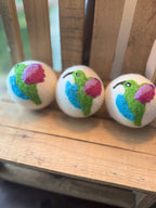 Wool Dryer Balls - 3 Pack | Whimsical Laundry Gift Under $20