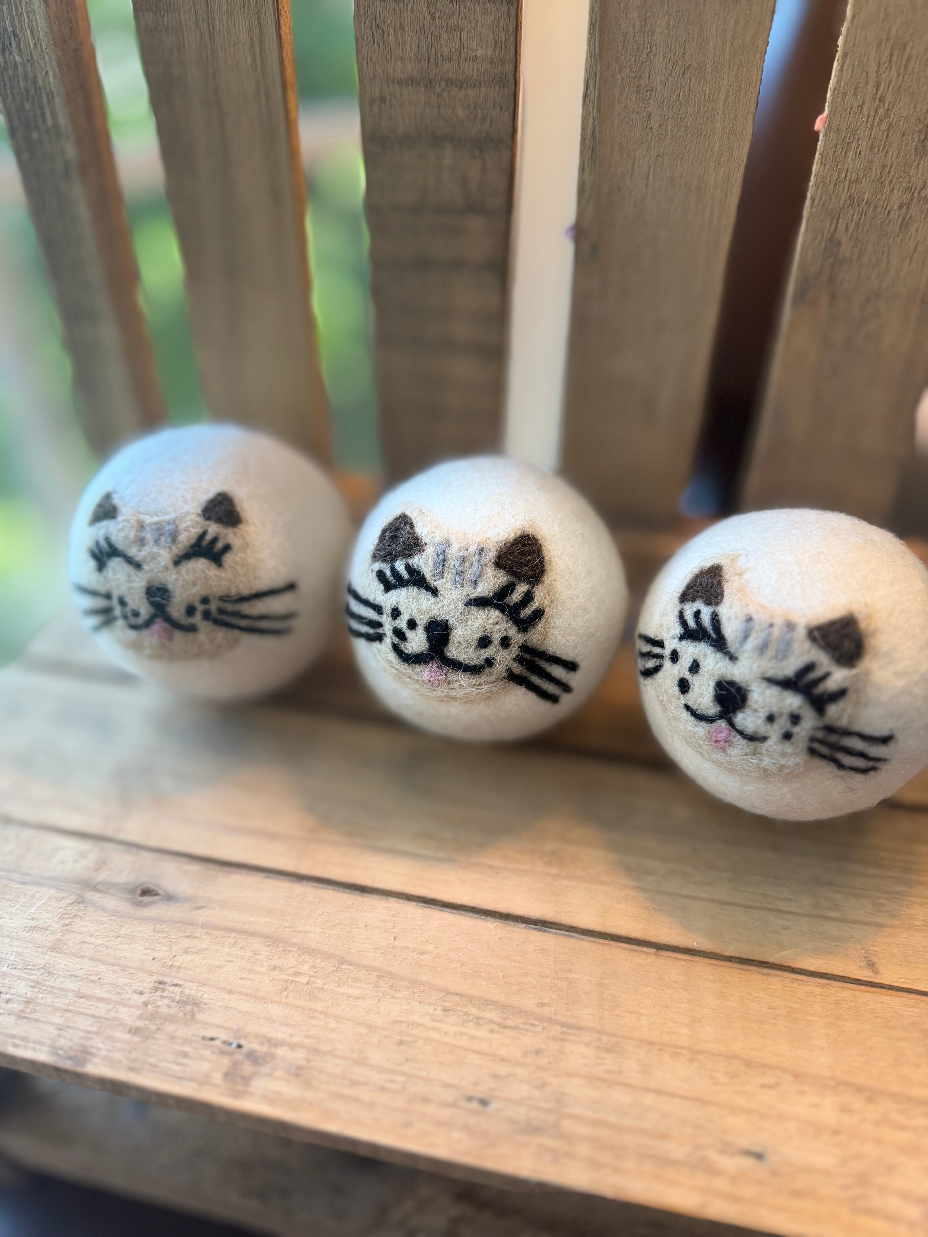 Wool Dryer Balls - 3 Pack - Multiple Designs to Choose From!