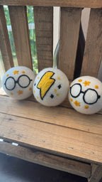 Wool Dryer Balls - 3 Pack | Whimsical Laundry Gift Under $20