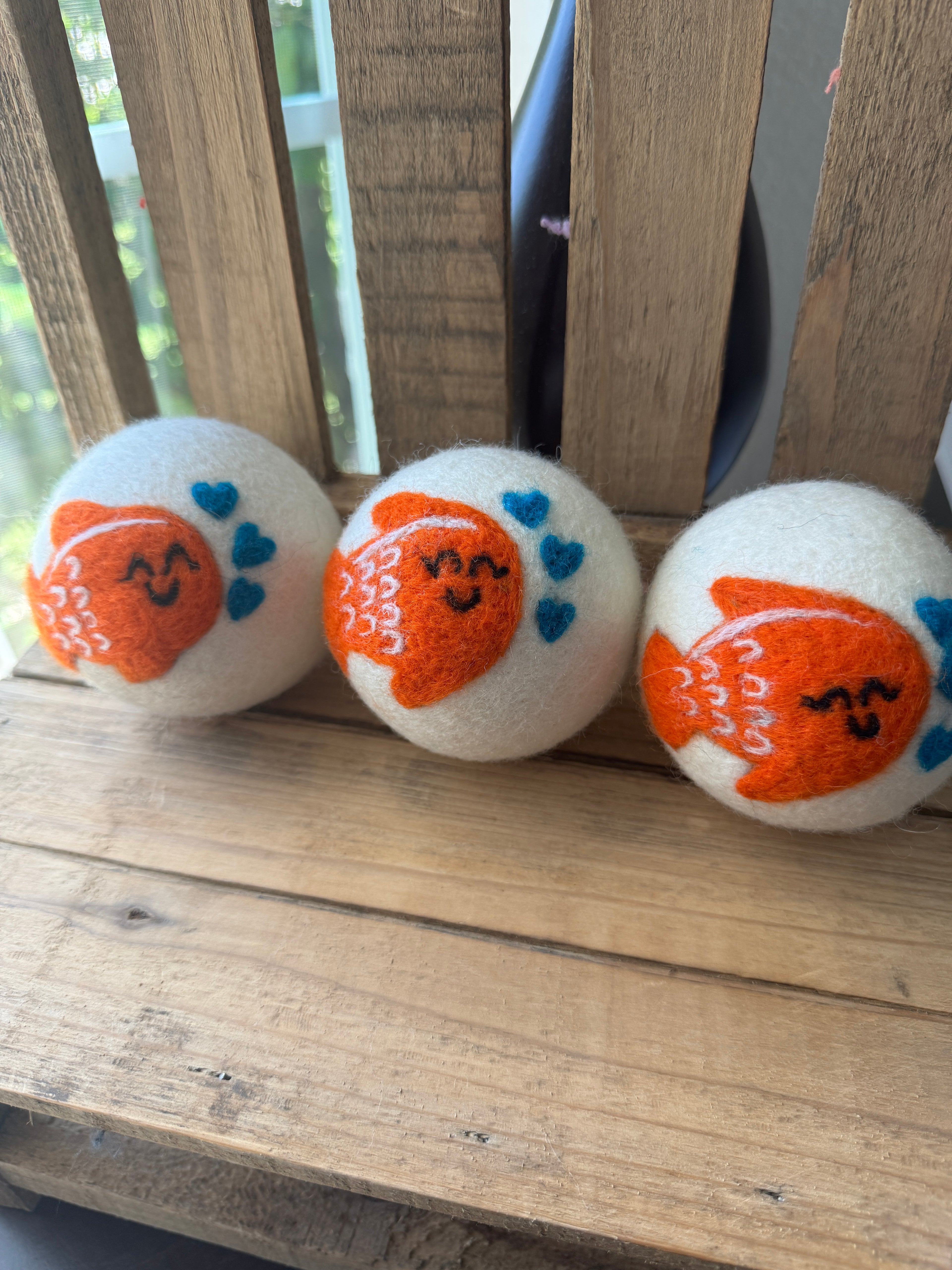 Wool Dryer Balls - 3 Pack - Multiple Designs to Choose From!