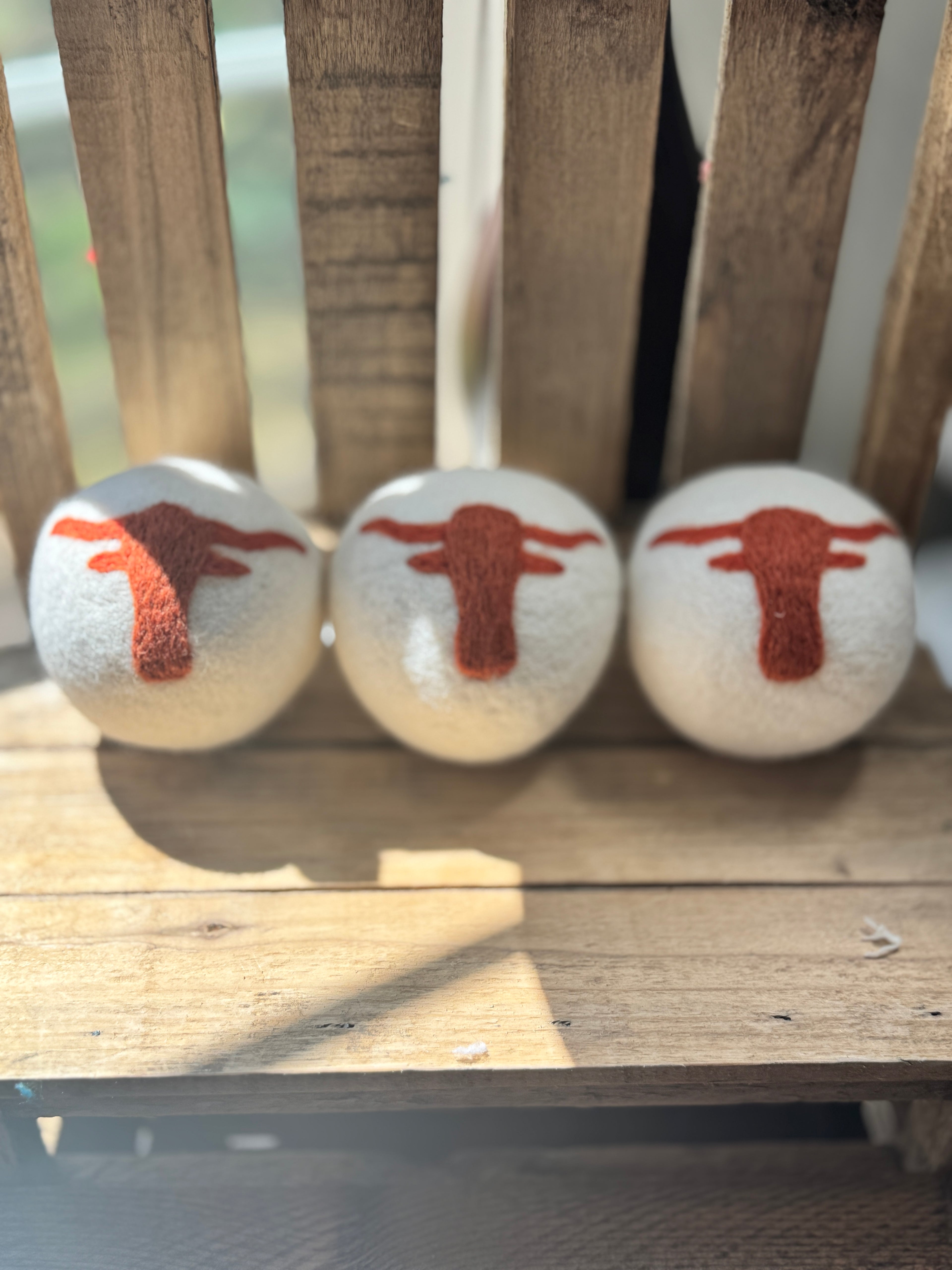 Wool Dryer Balls - 3 Pack - Whimsical Designs