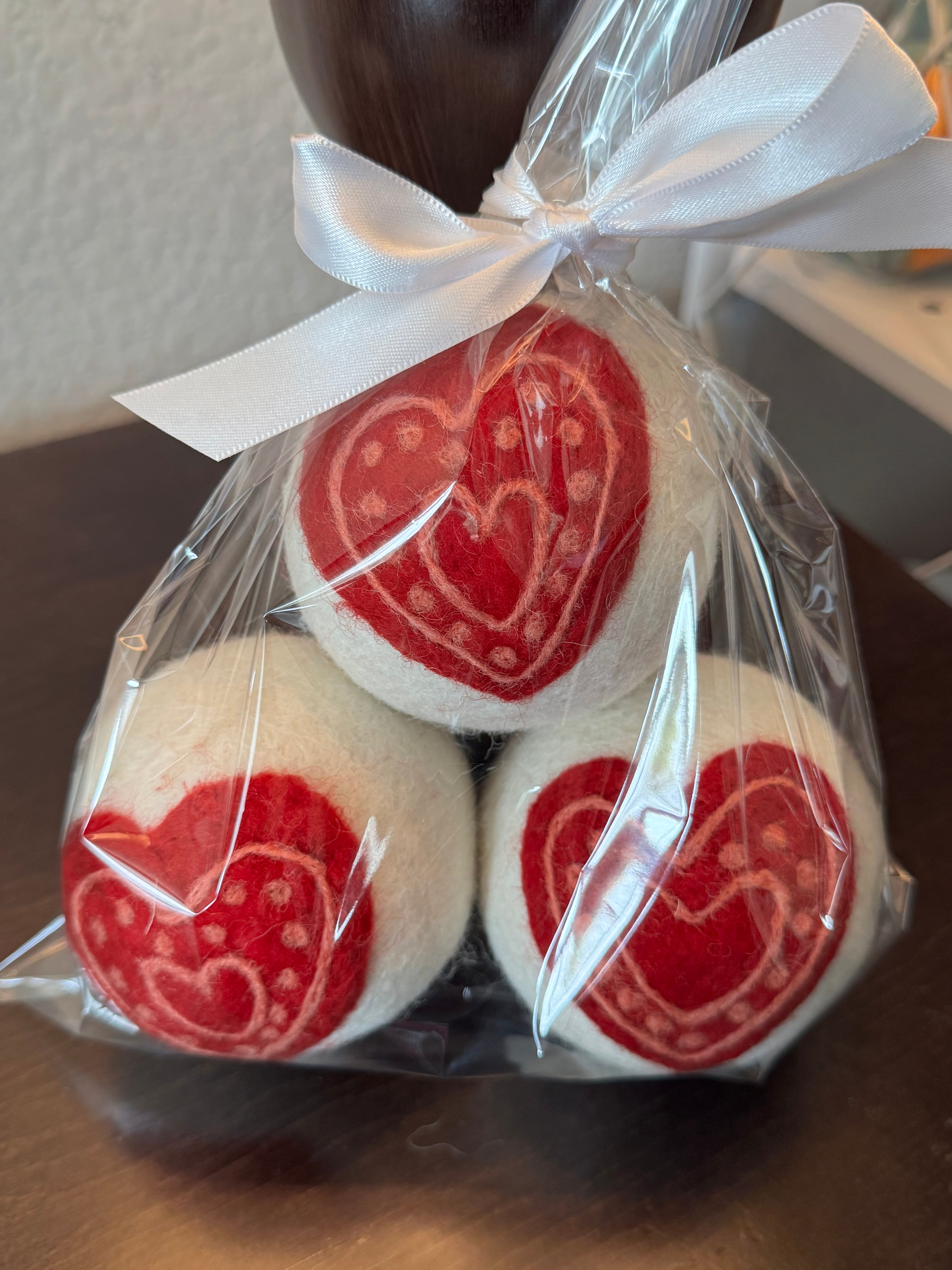 Wool Dyer Balls - 3 Pack - Various Whimsical Designs - Perfect for Laundry and Housewarming Gifts