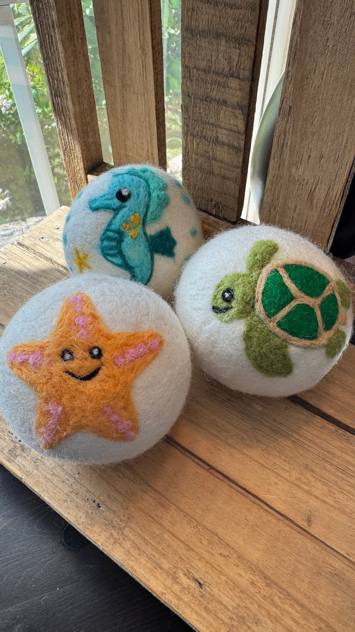 Wool Dryer Balls - 3 Pack | Whimsical Laundry Gift Under $20