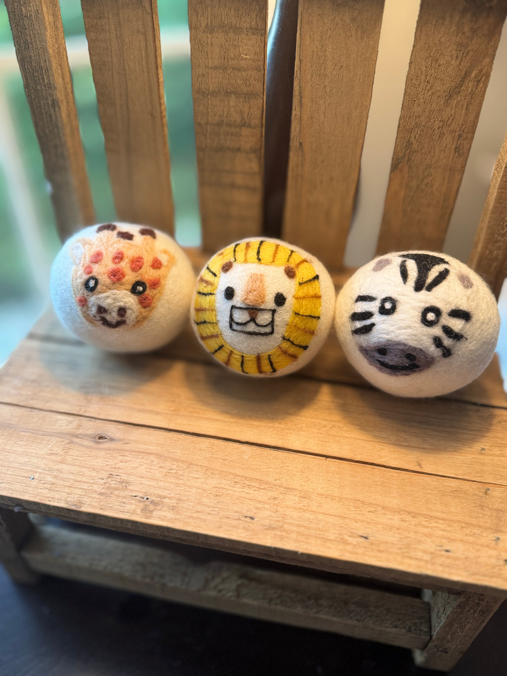 Wool Dryer Balls - 3 Pack | Whimsical Laundry Gift Under $20