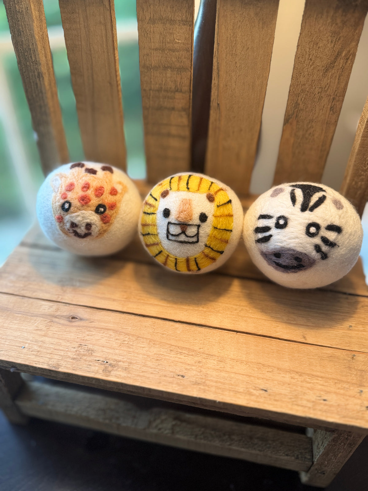 Wool Dryer Balls - 3 Pack | Whimsical Laundry Gift Under $20