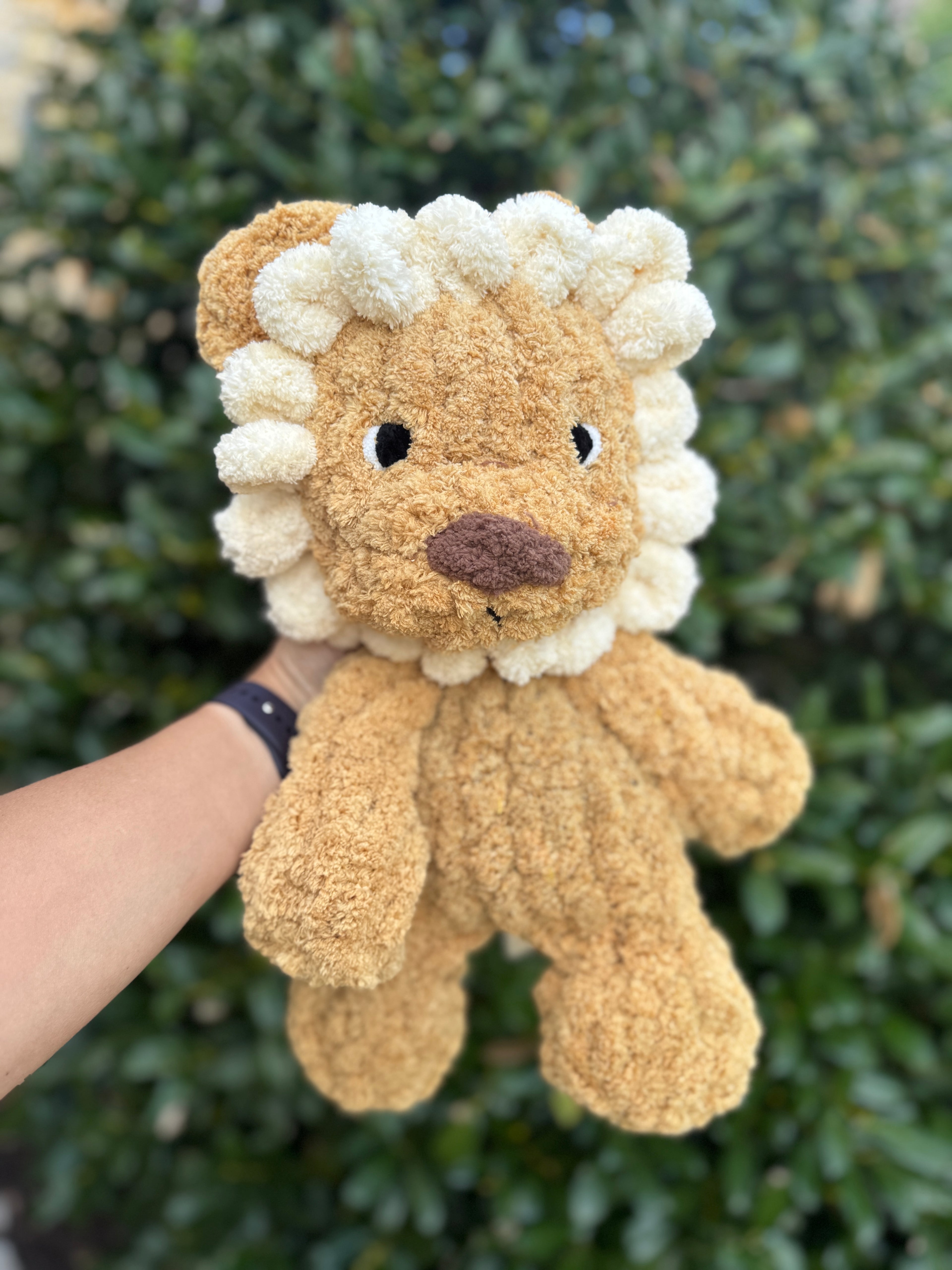 Hand Knit Lion & Lioness
