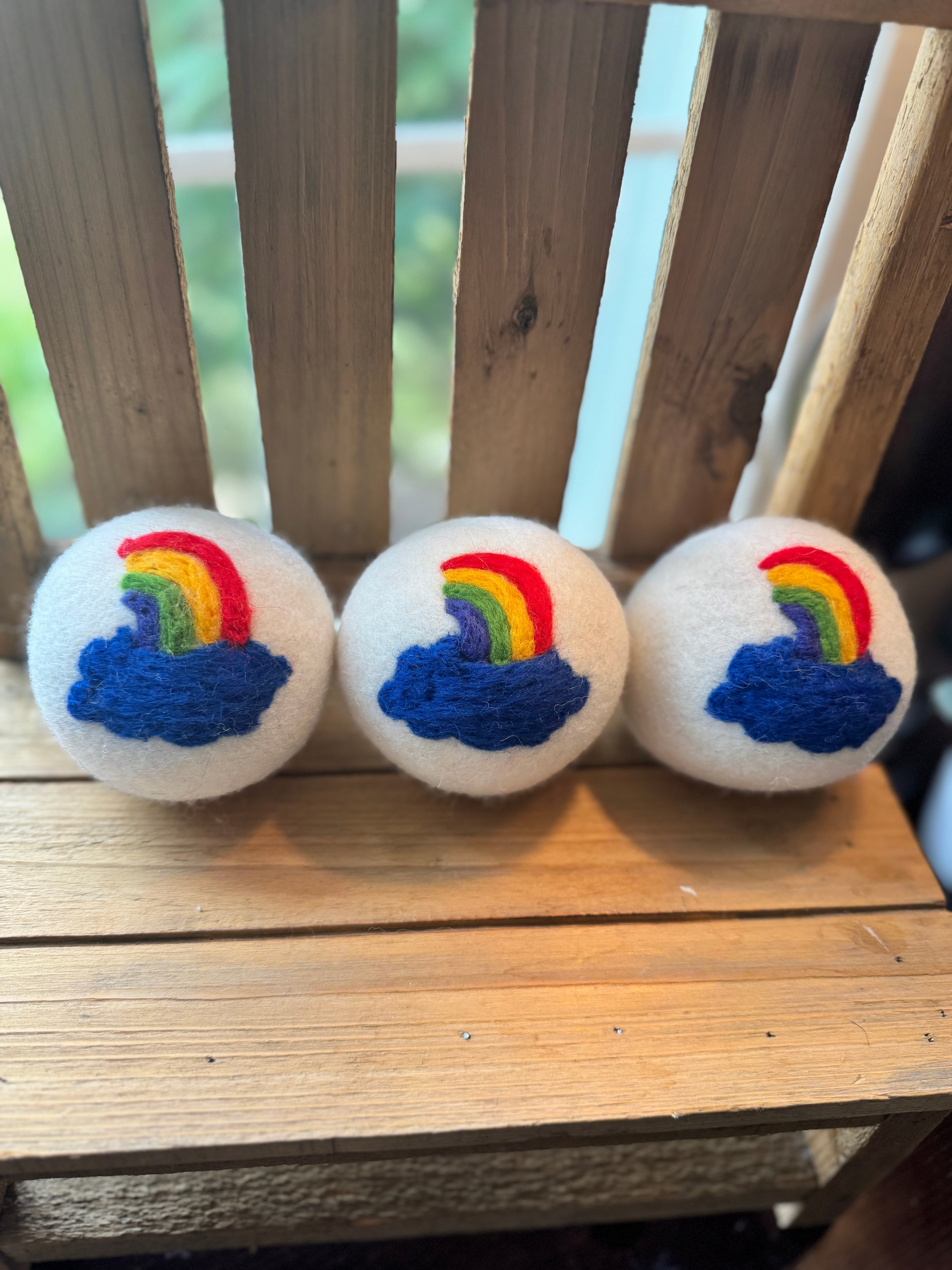 Wool Dryer Balls - 3 Pack - Whimsical Designs