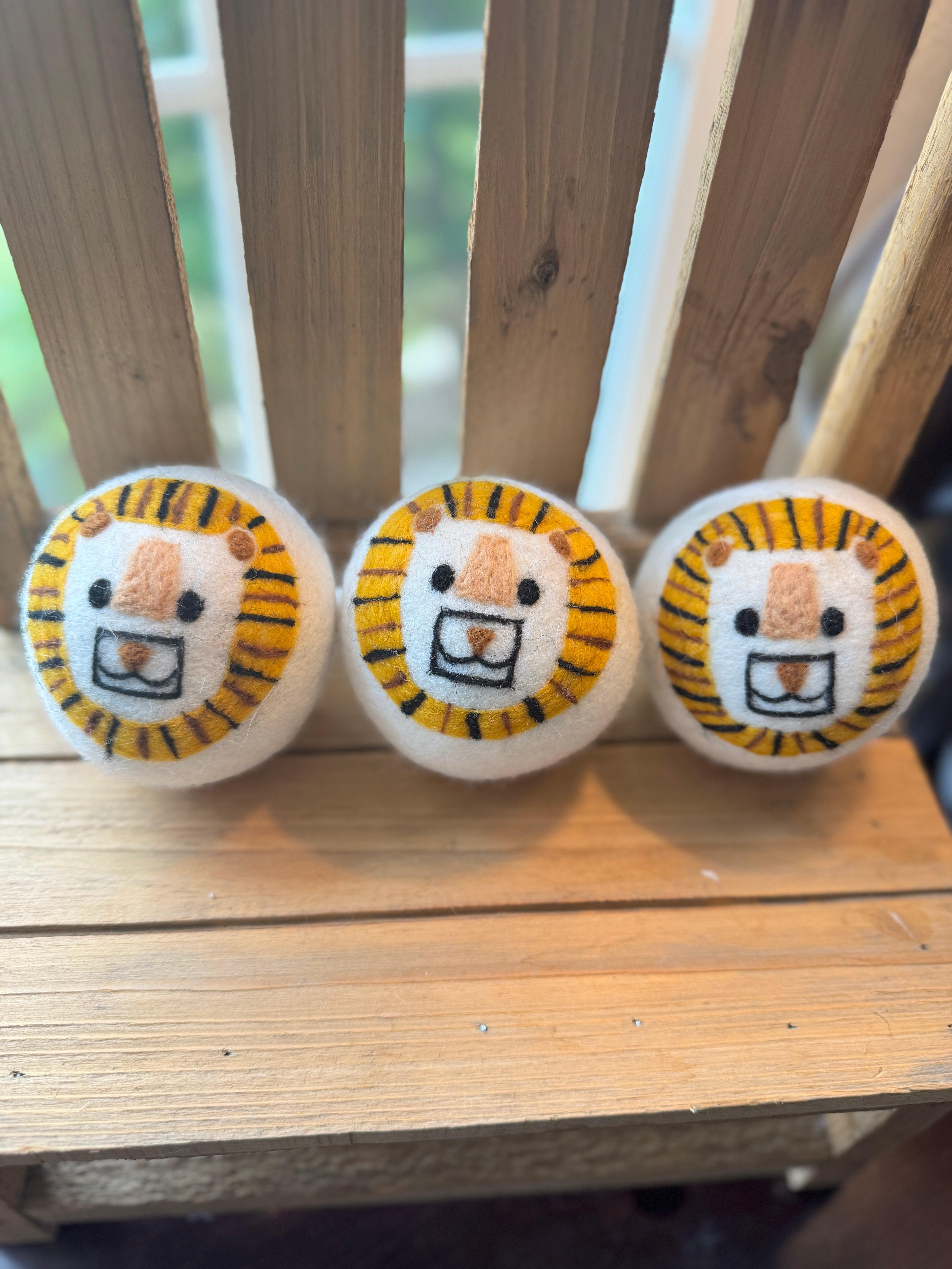 Wool Dryer Balls - 3 Pack - Whimsical Designs