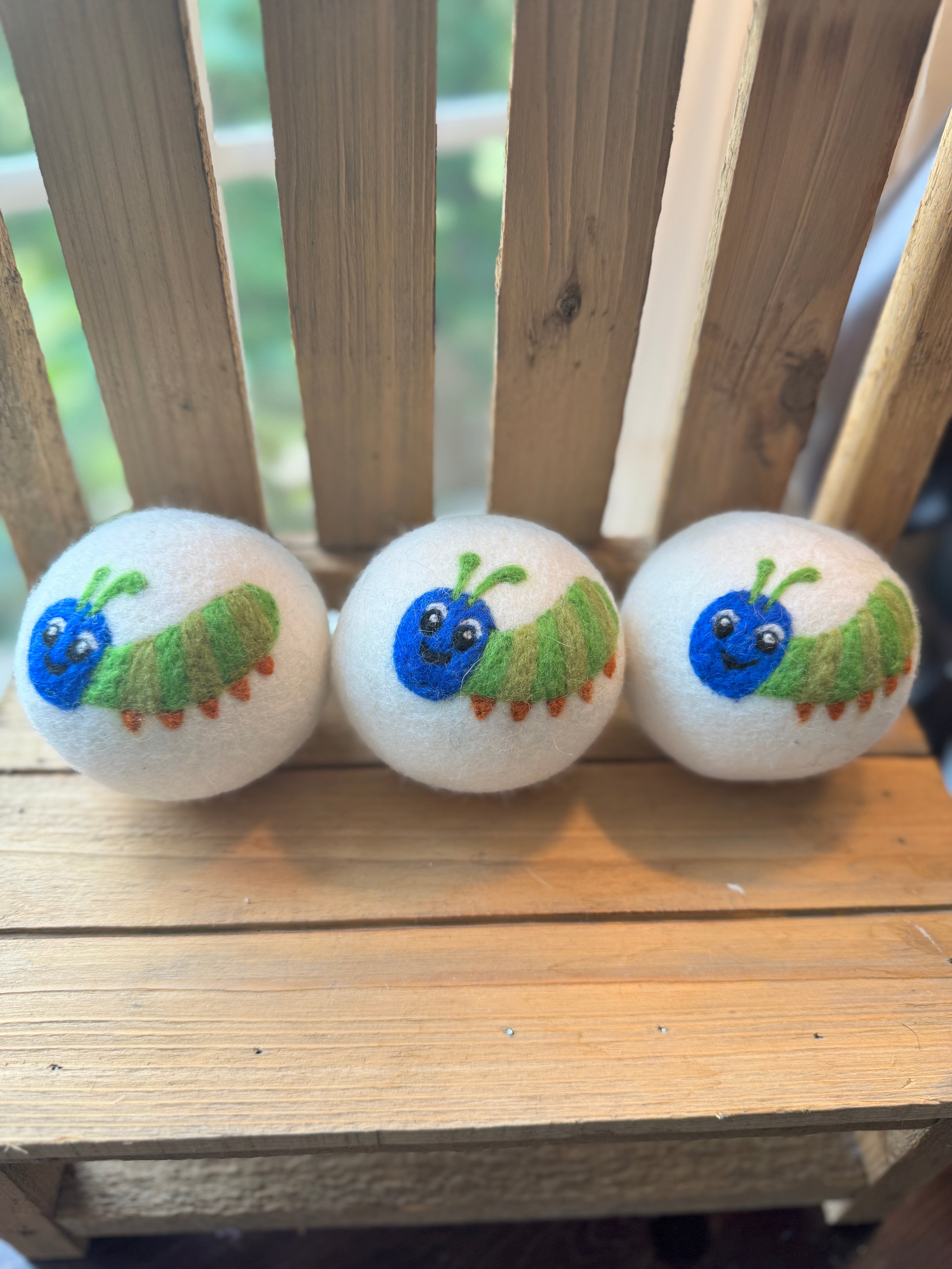 Wool Dryer Balls - 3 Pack - Whimsical Designs