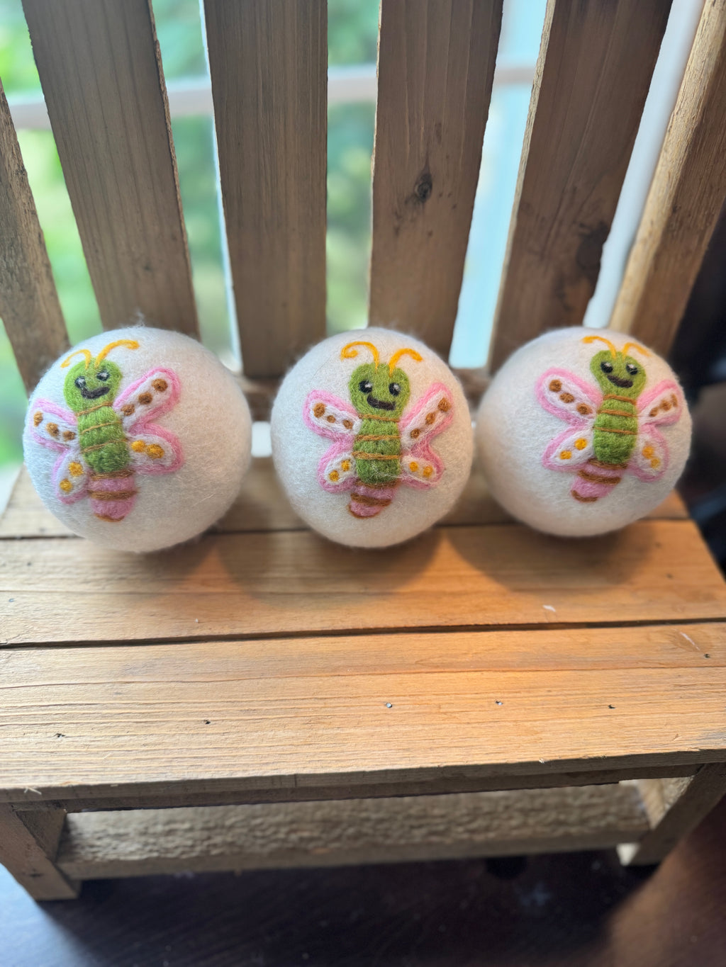 Wool Dryer Balls - 3 Pack - Whimsical Designs