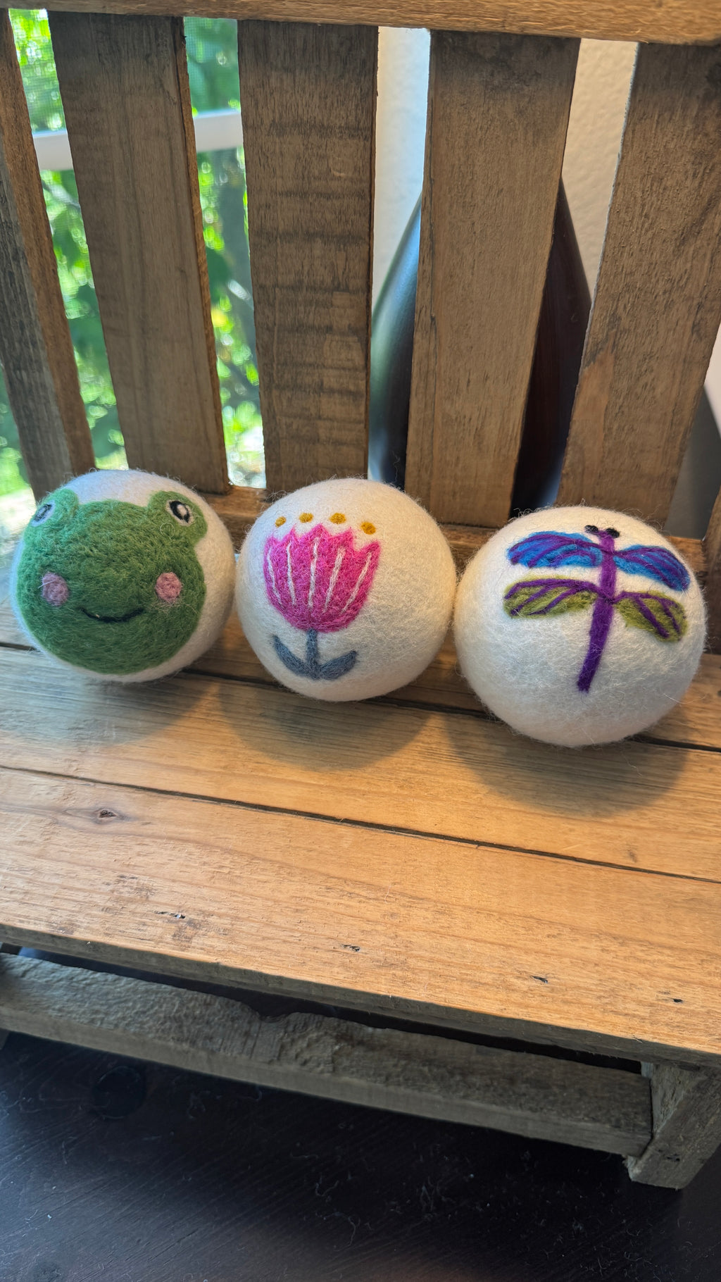 Wool Dryer Balls - 3 Pack | Whimsical Laundry Gift Under $20