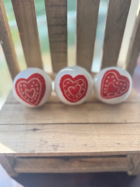 Wool Dryer Balls - 3 Pack - Whimsical Designs
