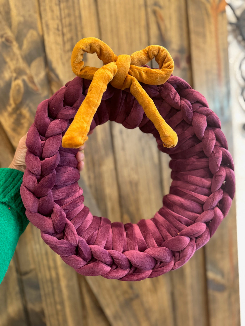 Hand Knit Wreath Class - November 21