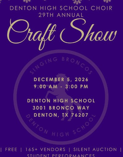 Denton HS Choir Craft Fair