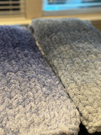 Chunky Hand Knit Blanket Ombré Phasing, Pick Your Size