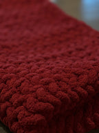 Herringbone Custom Hand Knit Blanket (45x50), Pick Your Color! One of a Kind Gift!