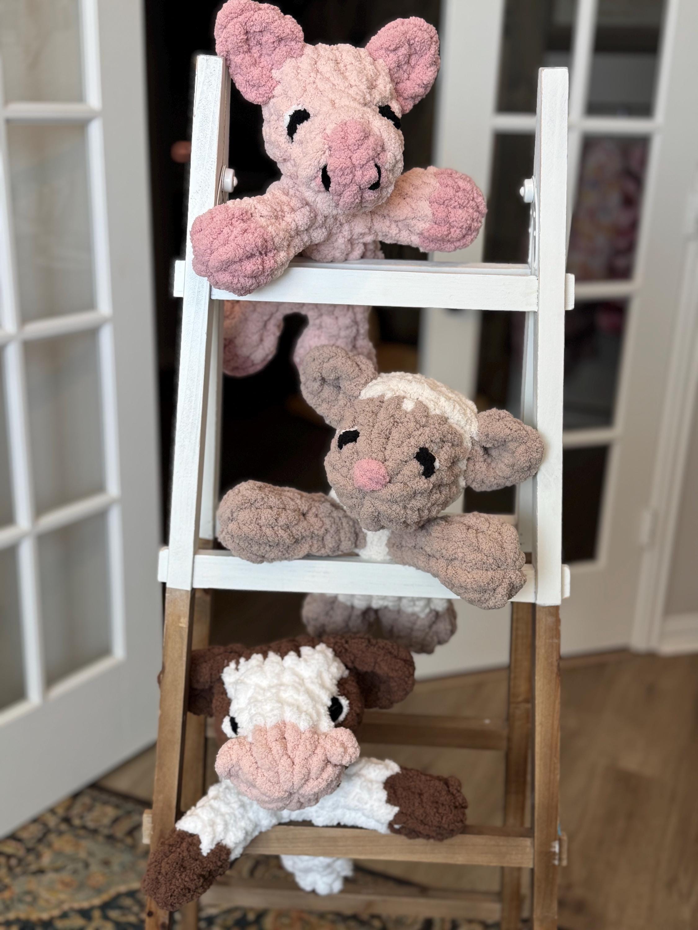 Hand-Knit Cow | Ideal Gift for Baby Showers, Birthdays & Holidays | Perfect for Cow Lovers!
