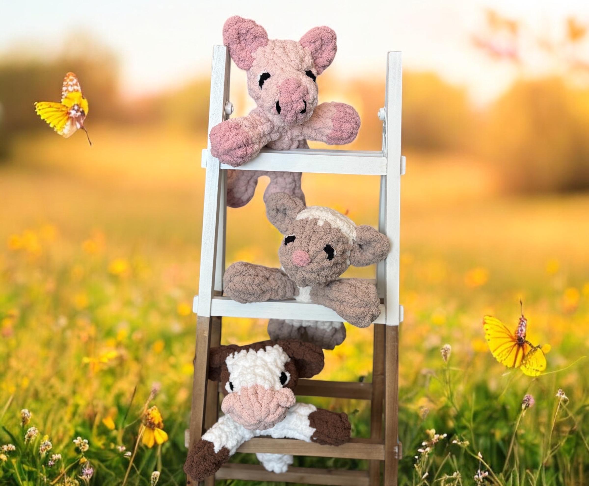 Hand-Knit Lamb Lovey | Ideal Gift for Baby Showers, Birthdays & Holidays | Perfect for Lambie Lovers!