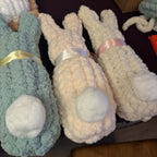 Handknit Bunnies - Adorable, Cozy Companions in a Rainbow of Colors!