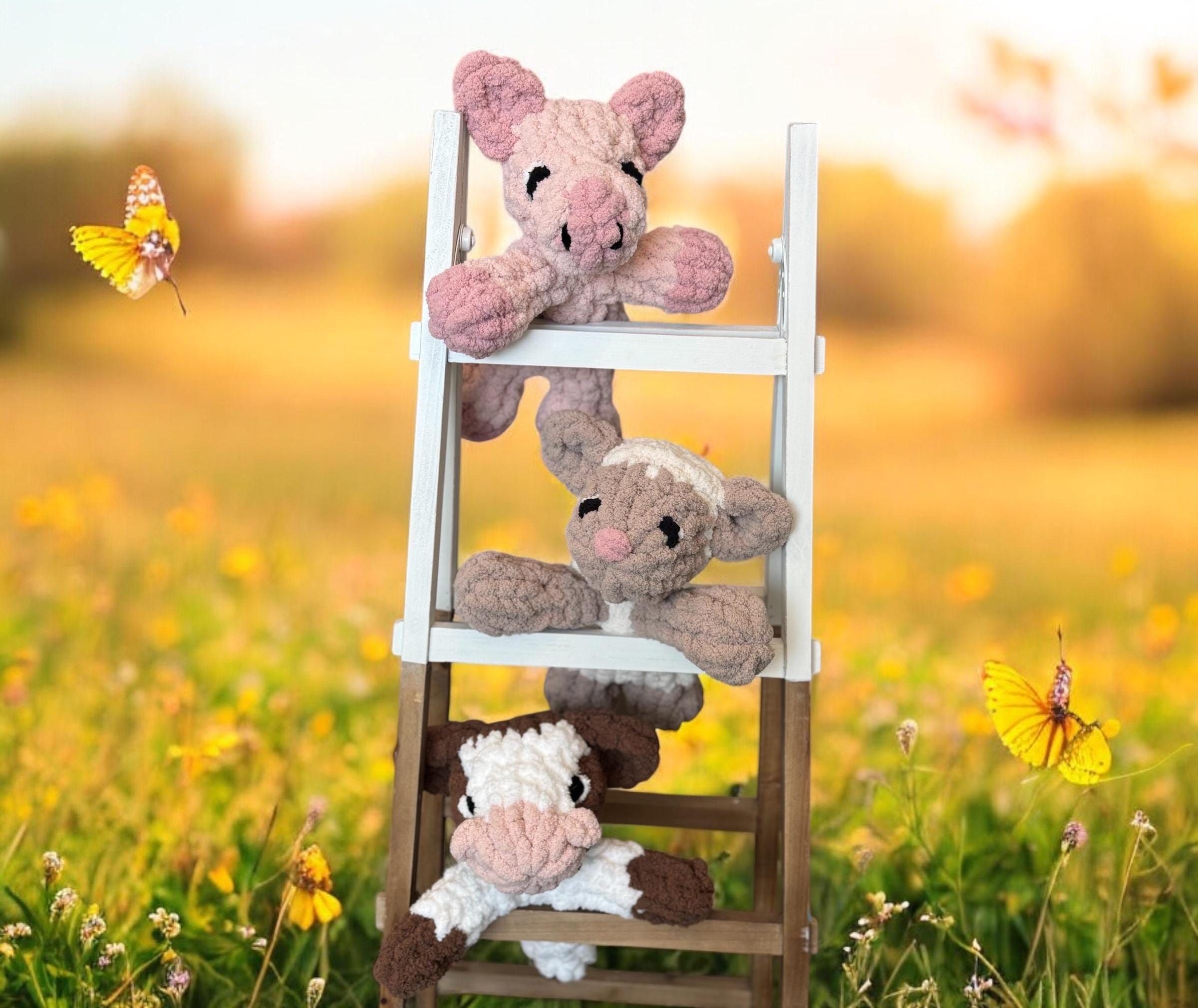 Hand-Knit Pig Lovey | Ideal Gift for Baby Showers, Birthdays & Holidays | Perfect for Piggy Lovers!