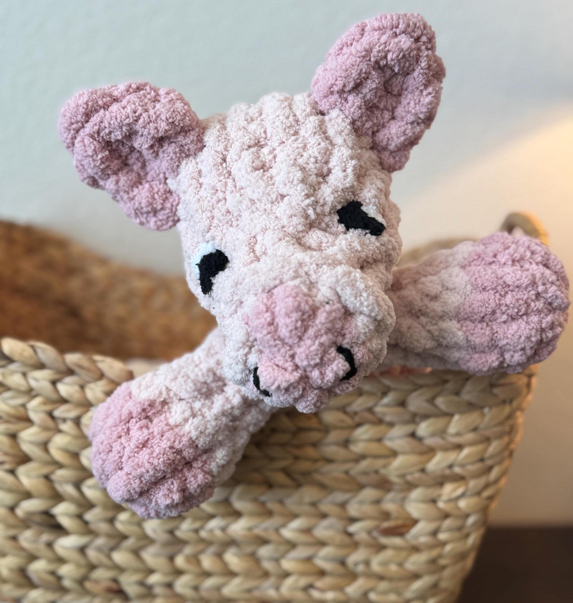 Hand-Knit Pig Lovey | Ideal Gift for Baby Showers, Birthdays & Holidays | Perfect for Piggy Lovers!
