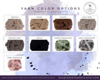 Herringbone Custom Hand Knit Blanket (45x50), Pick Your Color! One of a Kind Gift!
