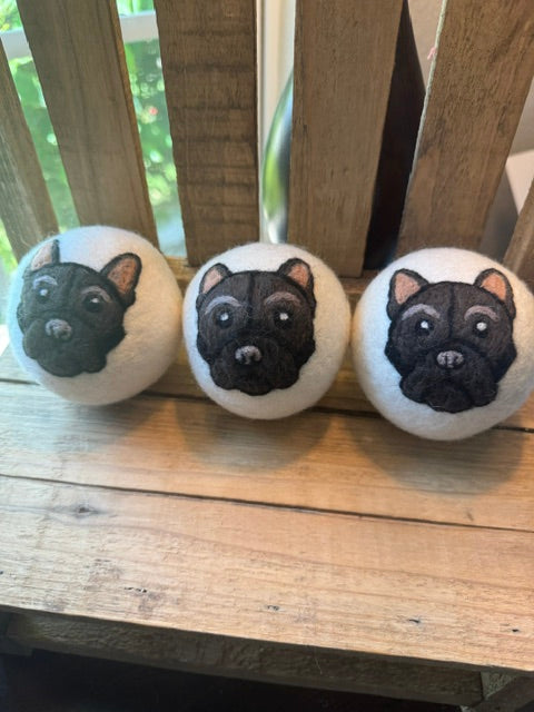 Wool Dryer Balls - 3 Pack - Whimsical Designs